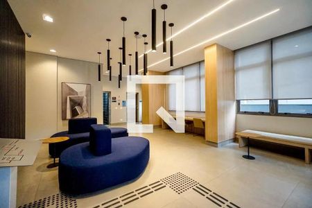 Studio para alugar com 28m², 1 quarto e sem vagaHall social