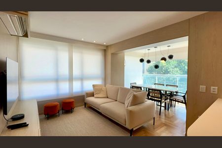 Sala de apartamento para alugar com 2 quartos, 70m² em Jardins, São Paulo
