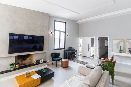 Sala  de casa de condomínio para alugar com 4 quartos, 300m² em Residencial Tres (alphaville), Santana de Parnaíba