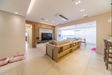 Sala de apartamento à venda com 4 quartos, 128m² em Vila Assunção, Santo André