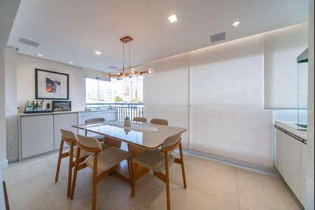 Varanda Gourmet de apartamento à venda com 4 quartos, 128m² em Vila Assunção, Santo André