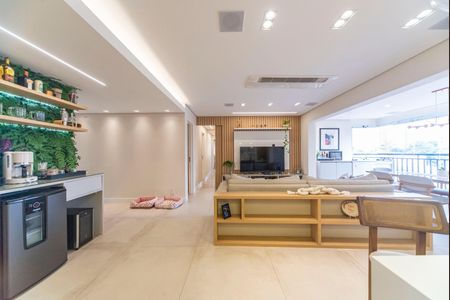 Sala de apartamento à venda com 4 quartos, 128m² em Vila Assunção, Santo André