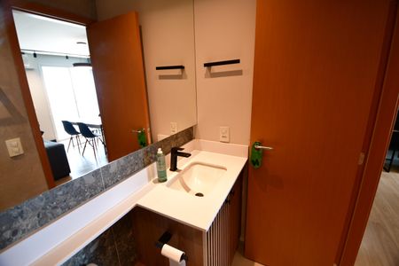 Apartamento à venda com 61m², 1 quarto e 1 vagaLavabo