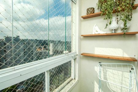 Varanda da Sala de apartamento à venda com 2 quartos, 50m² em Utinga, Santo André
