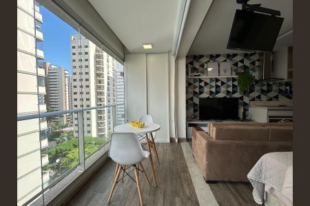 Apartamento à venda com 36m², 1 quarto e 1 vagaVaranda