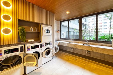 Studio para alugar com 28m², 1 quarto e sem vaga Studio para alugar com 28m², 1 quarto e sem vagalavanderia