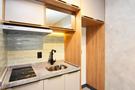 Studio para alugar com 28m², 1 quarto e sem vaga Studio para alugar com 28m², 1 quarto e sem vagacozinha