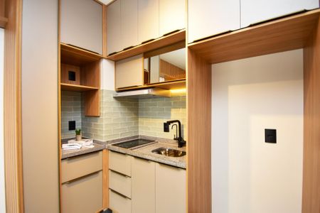 Studio para alugar com 28m², 1 quarto e sem vaga Studio para alugar com 28m², 1 quarto e sem vagacozinha