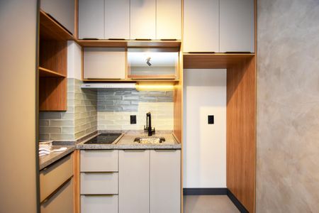 Studio para alugar com 28m², 1 quarto e sem vaga Studio para alugar com 28m², 1 quarto e sem vagacozinha