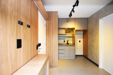 Studio para alugar com 28m², 1 quarto e sem vaga Studio para alugar com 28m², 1 quarto e sem vagaSala