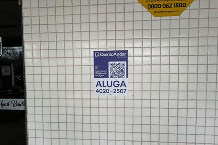 Apartamento para alugar com 33m², 1 quarto e 1 vaga Apartamento para alugar com 33m², 1 quarto e 1 vagaPlaca