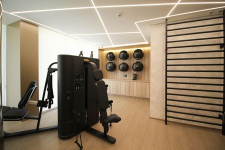Studio à venda com 30m², 1 quarto e sem vaga Studio à venda com 30m², 1 quarto e sem vagaÁrea comum - Academia