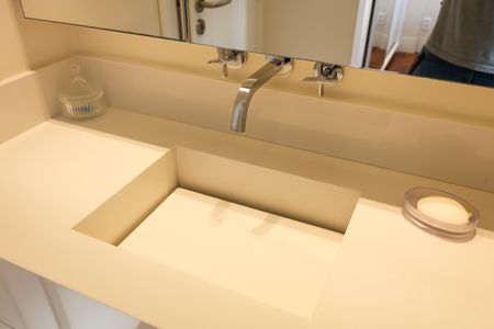 Apartamento para alugar com 127m², 2 quartos e 2 vagasBanheiro da Suíte 1