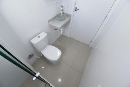 Apartamento para alugar com 30m², 1 quarto e sem vagaBanheiro do Studio