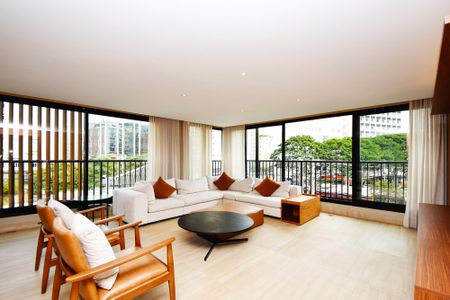 Apartamento para alugar com 189m², 3 quartos e 2 vagasSala de estar
