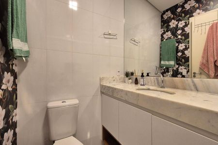 Banheiro da Suíte de apartamento à venda com 2 quartos, 93m² em Jardim Ipaussurama, Campinas