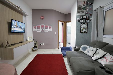 Sala de apartamento à venda com 2 quartos, 43m² em Jardim Ipanema, Santo André