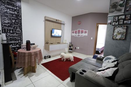 Sala de apartamento à venda com 2 quartos, 43m² em Jardim Ipanema, Santo André