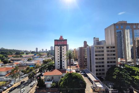 Vista da varanda  de apartamento à venda com 1 quarto, 36m² em Botafogo, Campinas
