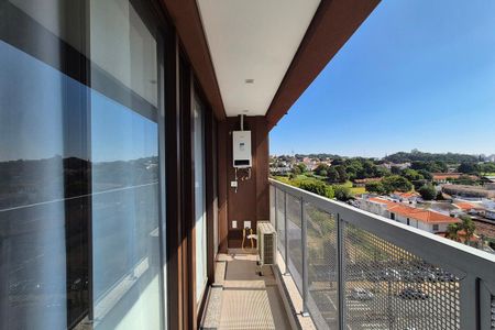 varanda da Sala  de apartamento à venda com 1 quarto, 36m² em Botafogo, Campinas