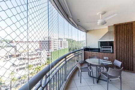 Varanda gourmet de apartamento para alugar com 3 quartos, 122m² em Tamboré, Santana de Parnaíba