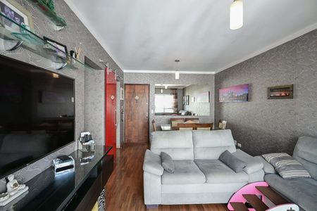 Sala de apartamento à venda com 2 quartos, 58m² em Parque Taboao, Taboão da Serra