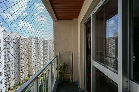 Varanda de apartamento à venda com 2 quartos, 58m² em Parque Taboao, Taboão da Serra