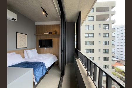 Apartamento à venda com 34m², 1 quarto e sem vagaVaranda