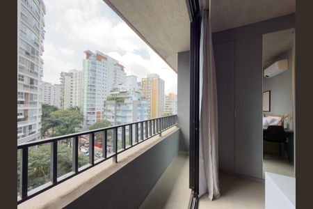 Apartamento à venda com 34m², 1 quarto e sem vagaVaranda