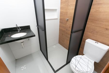 Casa de condomínio para alugar com 42m², 2 quartos e 1 vagaBanheiro 