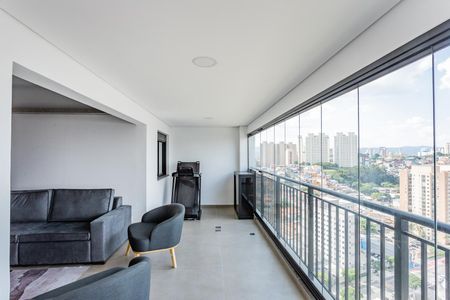 Varanda extendida de apartamento para alugar com 3 quartos, 117m² em Freguesia do Ó, São Paulo