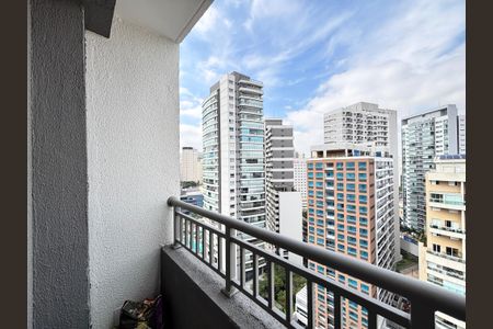 Apartamento à venda com 25m², 1 quarto e sem vagaVaranda