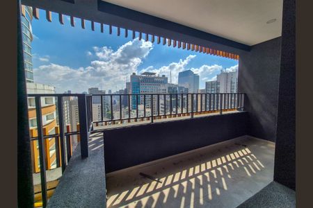 Varanda de apartamento à venda com 1 quarto, 32m² em Jardim Paulista, São Paulo
