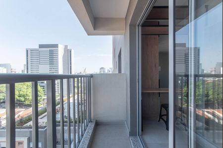 Studio para alugar com 24m², 1 quarto e sem vagaVaranda