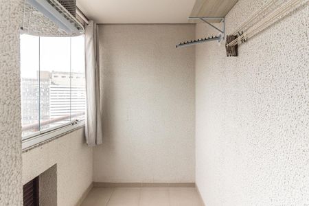 Varanda do Studio de kitnet/studio para alugar com 1 quarto, 29m² em Centro Histórico de São Paulo, São Paulo