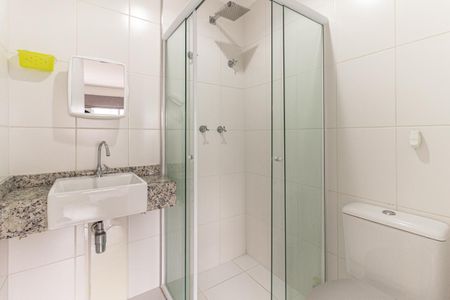Banheiro de kitnet/studio para alugar com 1 quarto, 29m² em Centro Histórico de São Paulo, São Paulo