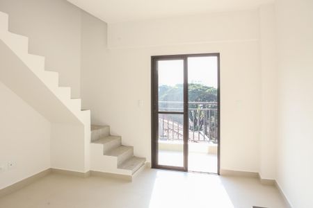Sala e Cozinha de apartamento à venda com 1 quarto, 42m² em Lapa, São Paulo