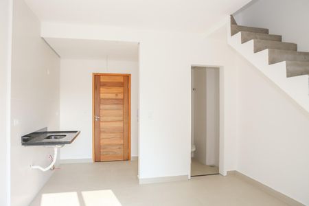 Sala e Cozinha de apartamento à venda com 1 quarto, 42m² em Lapa, São Paulo