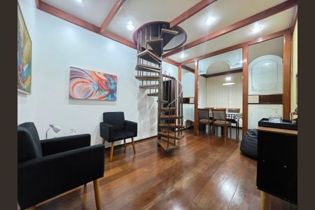 Sala  de apartamento à venda com 4 quartos, 190m² em Santo Antônio, Belo Horizonte