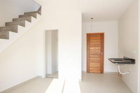 Sala e Cozinha de apartamento à venda com 1 quarto, 41m² em Lapa, São Paulo