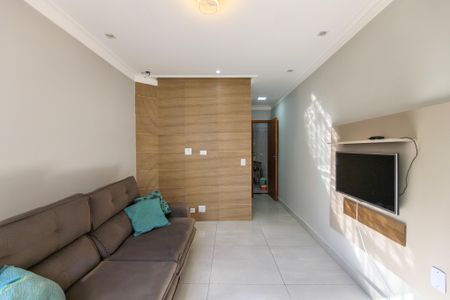 Sala de casa de condomínio para alugar com 2 quartos, 180m² em Boqueirão, Praia Grande