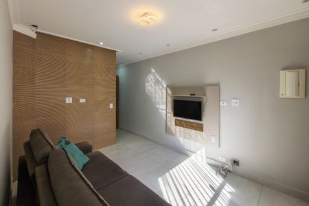 Sala de casa de condomínio para alugar com 2 quartos, 180m² em Boqueirão, Praia Grande