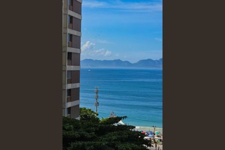 Sala - vista livre para a praia de apartamento para alugar com 3 quartos, 138m² em Copacabana, Rio de Janeiro