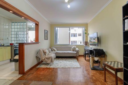 Sala de apartamento à venda com 1 quarto, 80m² em Floresta, Porto Alegre