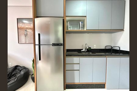 Cozinha  de kitnet/studio para alugar com 1 quarto, 29m² em Campeche, Florianópolis