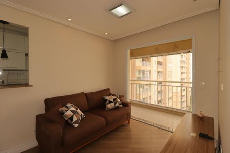 Sala de apartamento para alugar com 2 quartos, 77m² em Campestre, Santo André