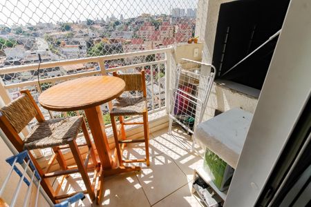 Varanda da Sala de apartamento à venda com 2 quartos, 50m² em Jardim Ana Maria, São Paulo