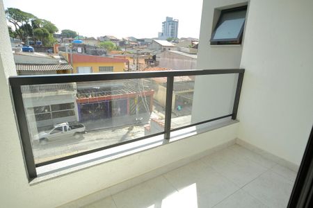 Varanda da Sala de apartamento à venda com 2 quartos, 53m² em Jardim Lavinia, São Bernardo do Campo