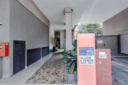 Studio para alugar com 20m², 1 quarto e sem vagaFachada - Plaquinha