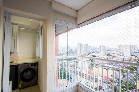 Varanda gourmet de apartamento à venda com 2 quartos, 53m² em Vila Alzira, Santo André